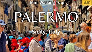 🇮🇹 Palermo Sicily Italy Walking Tour 2024 4k sicily italy palermo [upl. by Bruckner]