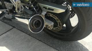 Yamaha XJR 1300 exhaust mod [upl. by Giusto672]