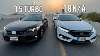 NEW Civic 2022 vs Civic 18  ORIEL DRAG RACE [upl. by Brietta]