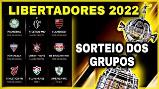 Libertadores 2022 Sorteio da Fase de Grupos [upl. by Peedsaj]