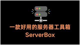 一款好用的服务器工具箱ServerBox，具有服务器监控、文件管理、SSH工具、Docker管理、进程管理等功能 服务器VPSSSH文件管理DockerServerBox [upl. by Ssegrub]