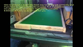 How to move pool table 1 piece slate downstairs [upl. by Macomber77]