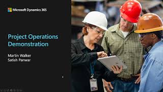 Dynamics 365 Project Operations Demonstration  TechTalk [upl. by Onileva]