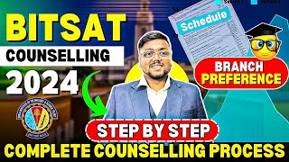 BITSAT Counselling Process 2024 🥳  BITSAT Iteration 1  BITSAT Preference Form 2024  BITSAT 2024 [upl. by Repmek]