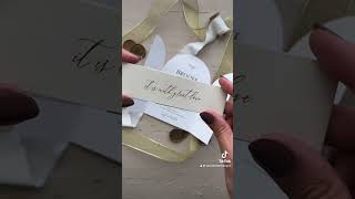 Arch amp Gatefold Wedding Invitation with Photo ✨wedding invitations weddinginvitations [upl. by Tadio]