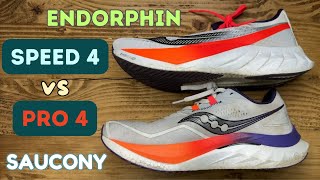 Saucony Endorphin Pro 4 vs Speed 4  Which is the Better Endorphin [upl. by Enixam]