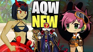 Ainz in AQW CC Summer Gear Darkon Drop and More AQW Adventure Quest Worlds News [upl. by Enneirb]