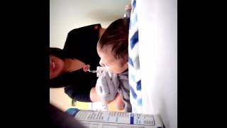 Two month old shots vaccines baby [upl. by Selec]