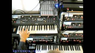 Moog Little Phatty amp Slim Phatty Poly Chain Arpeggiator Noise [upl. by Irac]