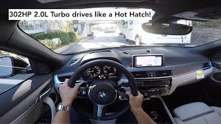 2020 BMW X2 M35i POV Drive 302HP [upl. by Aisila]