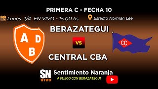 Berazategui vs Central Córdoba R en VIVO  Primera C  Fecha 10  Apertura 2024 [upl. by Domineca219]