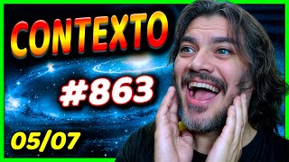 🚩  Contexto 863 050724  Como Jogar  Resposta [upl. by Tedmund39]