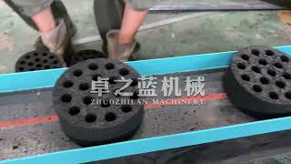 Honeycomb Coal Briquettes Press MachineCharcoal Briquettes Production Line [upl. by Denn]