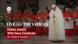 Papal Mass with the New Cardinals LIVE from St Peter’s Square  LIVE [upl. by Claud]