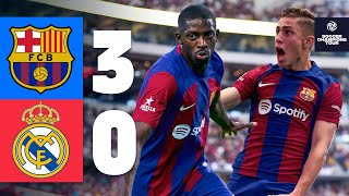 💥 HIGHLIGHTS I BARÇA 30 REAL MADRID 💥 EL CLÁSICO [upl. by Tnomad]