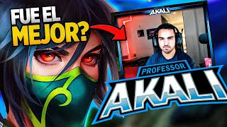 ASÍ JUEGA la AKALI MÁS FAMOSA del MUNDO ¿Y LA MEJOR  REACCIÓN a PROFESSOR AKALI [upl. by Eob990]