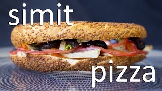 Simit Pizza Tarifi  Vegan [upl. by Miran]