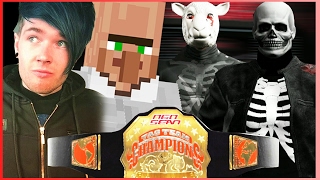 DanTDM amp Dr Trayaurus vs Terror 887 w Ssundee  WWE 2K17 s6e1 [upl. by Naamana]