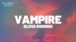 Olivia Rodrigo  vampire Clean  Lyrics [upl. by Lennon614]