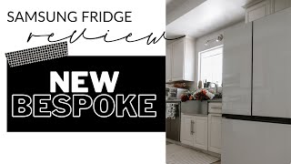 Samsung Bespoke Refrigerator Review  Is It Worth It [upl. by Aleece]