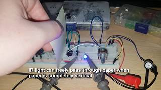 Optoisolation Using IR LED and Phototransistor [upl. by Nnadroj272]