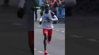 Eliud Kipchoge  BMW BERLIN MARATHON official time 20109 marathon eliudkipchoge ytshorts [upl. by Anasor]