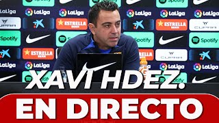 XAVI en DIRECTO RUEDA DE PRENSA  PREVIA REAL BETIS vs FC BARCELONA [upl. by Irol]