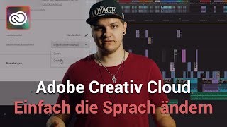 Adobe Creativ Cloud Einfach Sprache ändern [upl. by Neellok]