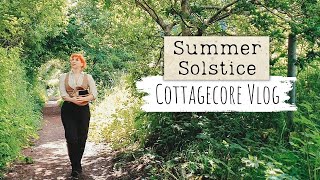 Summer Solstice in the Countryside  Cottagecore Vlog [upl. by Einnaf]