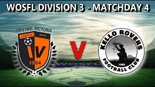 Irvine Vics 1  Kello Rovers 0  9th August 2023 [upl. by Enyalahs]