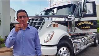 Adquiere Tresguerras tractocamiones Navistar Revista Auto Motores informa [upl. by Lokkin]