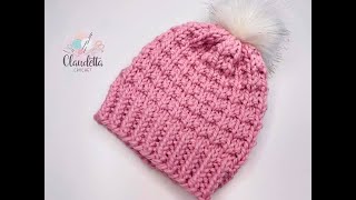 How to KNIT easy Hat for Beginners [upl. by Brigham]