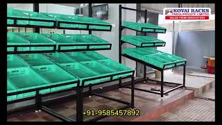 Supermarket Racks Manufacturer  Departmental Store Racks  𝐊𝐎𝐕𝐀𝐈 𝐑𝐀𝐂𝐊𝐒 𝐈𝐍𝐃 𝐏𝐕𝐓 𝐋𝐓𝐃  Coimbatore [upl. by Sal]