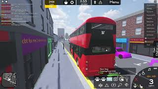 FAST 367 Bus Route  Croydon Roblox [upl. by Mat]