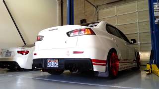 Evo X Tomei Turbo Back Exhaust Sound [upl. by Notnerb]