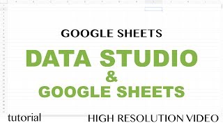 Data Studio amp Google Sheets Reports Tutorial  DataTable GeoMap Filters Scorecard  Part 1 [upl. by Aseen40]