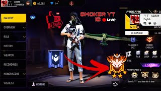 Smoker YT is live Br Rank Push old is gold grandmaster lobby [upl. by Nosredneh]