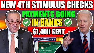 IRS DIRECT PAYMENTS OF 1400 STIMULUS CHECKS HITTING BANKS  LOW INCOME SOCIAL SECURITY SSI SSDI VA [upl. by Jezrdna]