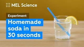 How to make a fizzy drink at home in 30 seconds DIY Experiment [upl. by Eirtemed]