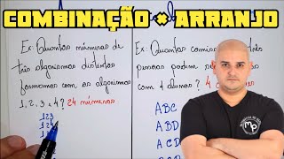 Análise Combinatória 02 Diferença entre arranjo e combinação [upl. by Hereld]