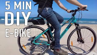 Rubbee X  Unboxing and installing the ebike conversion kit [upl. by Aivek]