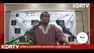 Prof PLO Lumumba speech during Africa Diaspora INVESTOR Conference in ColombusOhio US [upl. by Ylevol]