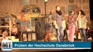 Proben der Hochschule Osnabrück im Stadttheater Minden [upl. by Aneem]