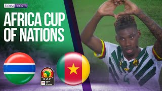 Gambia vs Cameroon  AFCON 2023 HIGHLIGHTS  01232024  beIN SPORTS USA [upl. by Tatiania]