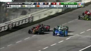 IndyCar Texas 2016 Last Laps Finish [upl. by Laroc549]