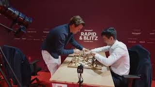 Magnus Carlsen vs Nodirbek Abdusattorov Rapid amp Blitz Poland 2024 DAY 4 [upl. by Silsby]