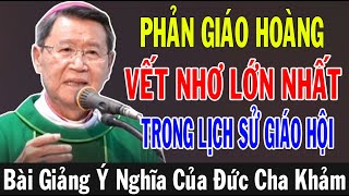 PHẢN GIÁO HOÀNG VẾT NHƠ TRONG LỊCH SỬ GIÁO HỘI  Bài Giảng Sâu Sắc Của ĐC Phêrô Nguyễn Văn Khảm [upl. by Yrebmik]