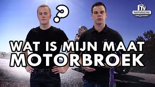 Wat is mijn maat Motorbroek  MotorKledingCenterTV [upl. by Notnerb]