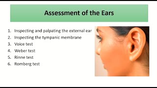 Assessment of the Ears [upl. by Netsew]