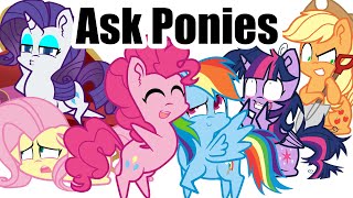 MLP Animation  Ask Ponies  The Mane 6 Compilation [upl. by Caughey]